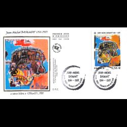 FDC soie - Tableau Jean-Michel Basquiat - 5/2/2021 Paris