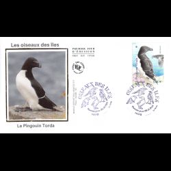 FDC soie - Oiseaux des...
