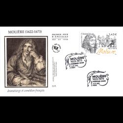 FDC soie - Molière (1622 -...