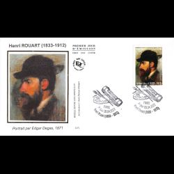 FDC soie - Henri Rouart...