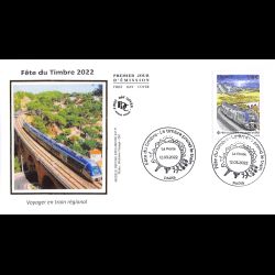 FDC soie - Fête du timbre -...