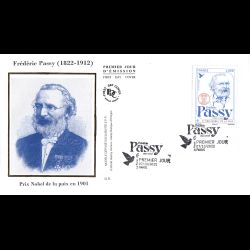 FDC soie - Frédéric Passy...