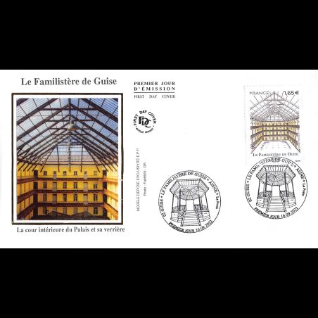 FDC soie - La familistère de Guise - 16/9/2022