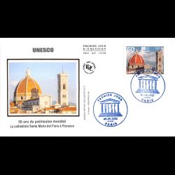 FDC soie - UNESCO -...