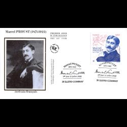 FDC soie - Marcel Proust...