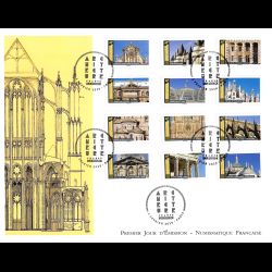 FDC GF LNF - Carnet adhésif - Architecture. Histoire de styles (BC1671) - Oblit 1/2/2019 Paris