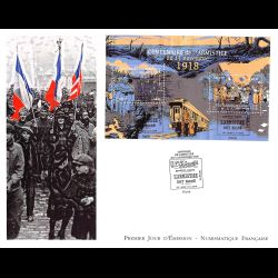 FDC GF LNF - Bloc centenaire de l'Armistice - 11/11/2018 Paris