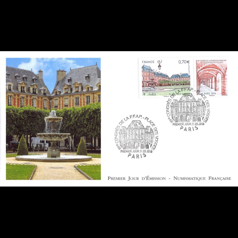 FDC LNF - 89e congrès FFAP - oblit 21/5/2016 Paris