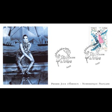 FDC LNF - Fête du timbre, le charleston - oblit 8/10/2016 Paris
