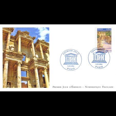 FDC LNF - UNESCO, cité antique d'Ephèse - oblit 9/9/2016 Paris