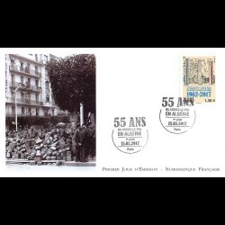 FDC LNF - 55 ans du cessez le feu en Algérie - 15/3/2017 Paris