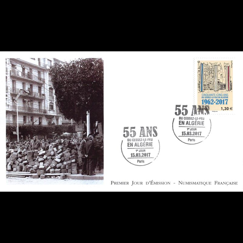 FDC LNF - 55 ans du cessez le feu en Algérie - 15/3/2017 Paris