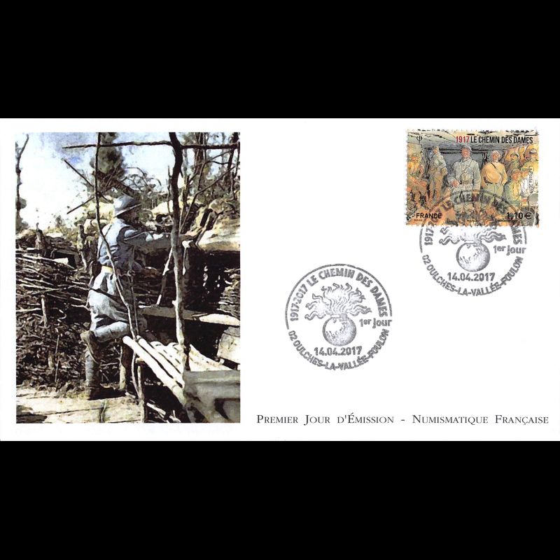 FDC LNF - Le chemin des dames (2 env) - 14/4/2017 Oulches la vallée Foulon