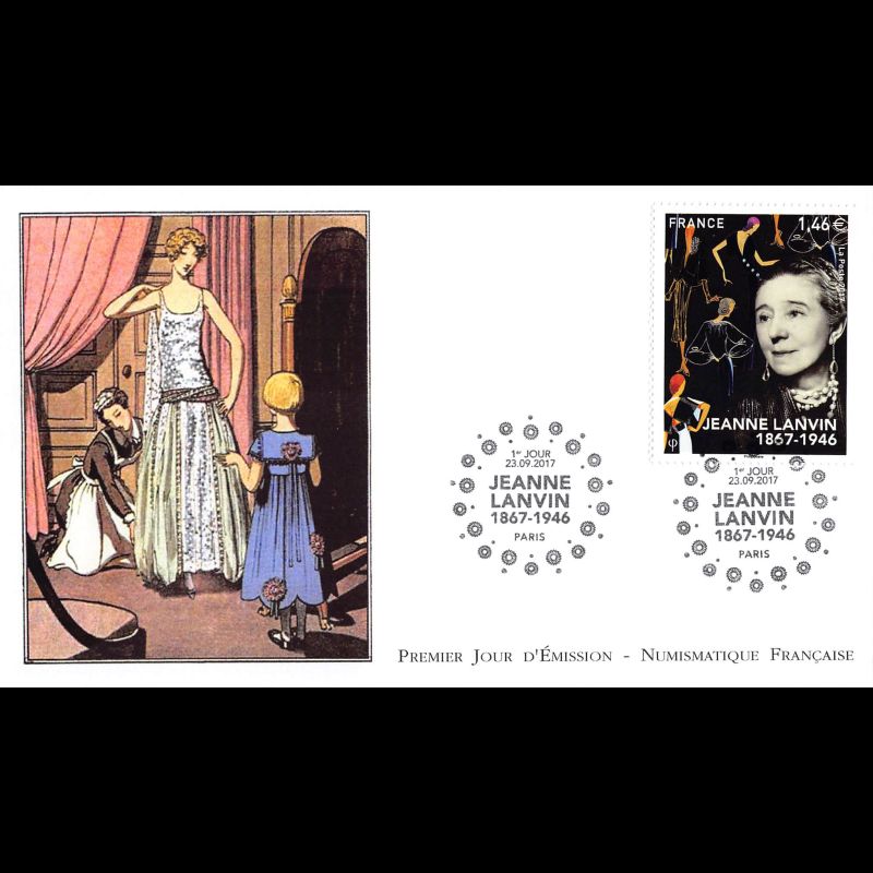 FDC LNF - Tableau Jeanne Lanvin - 23/9/2017 Paris