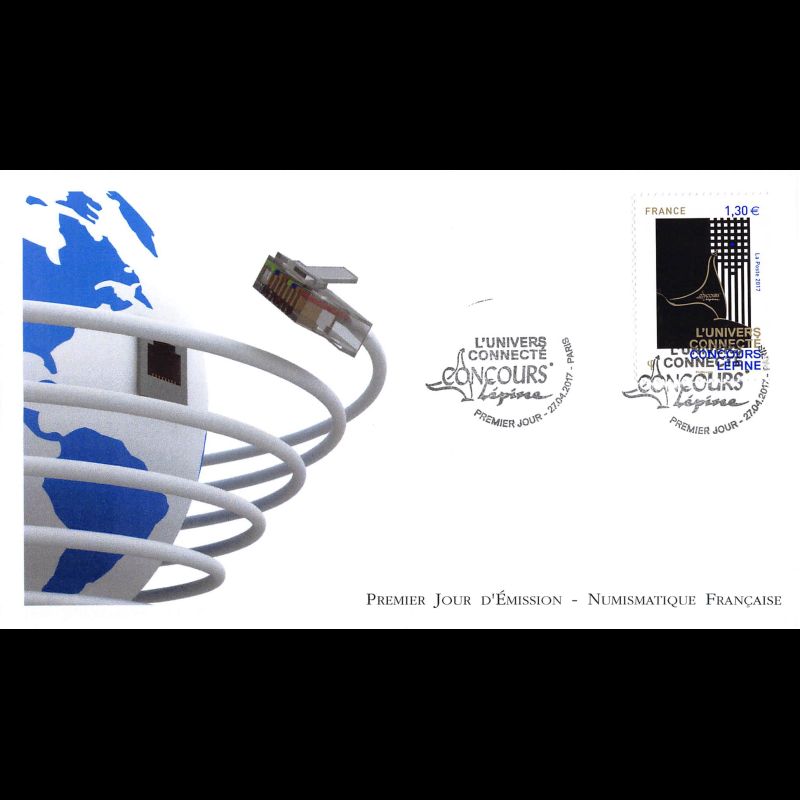 FDC LNF - Univers connecté. Concours Lépine - oblit 27/4/2017 Paris