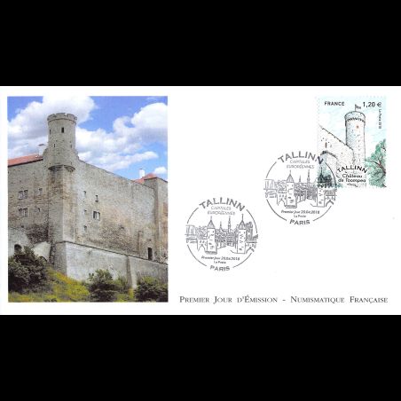 FDC LNF - Capitales européennes, Tallinn (4 env) - 20/4/2018 Paris