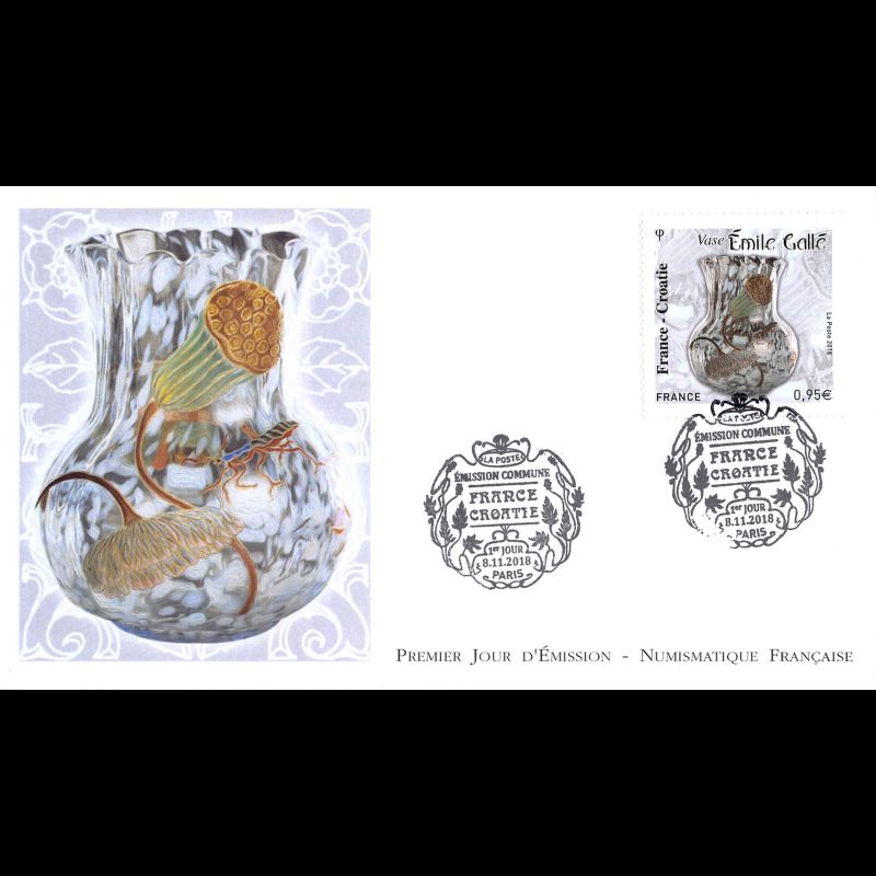 FDC LNF - Emission commune France Croatie (2 env) - 8/11/2018 Paris