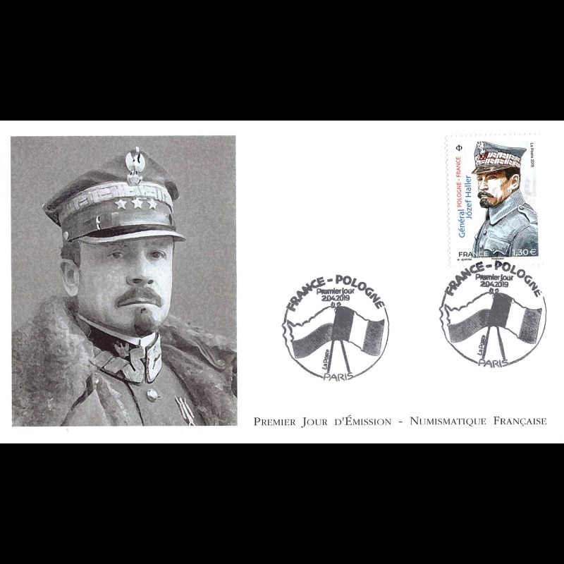 FDC LNF - Relations diplomatiques franco-polonaises (2 env) - 2/4/2019 Paris