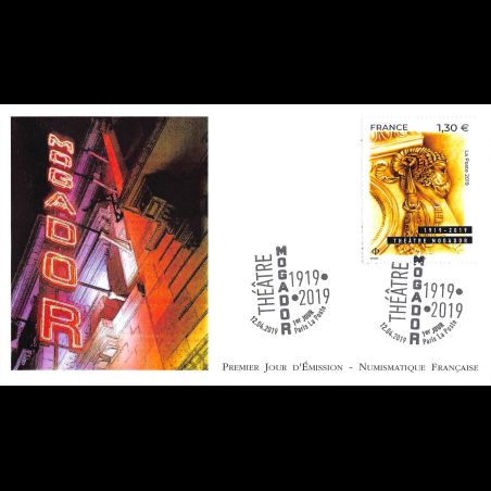 FDC LNF - Théâtre Mogador (2 env) - 12/4/2019 Paris