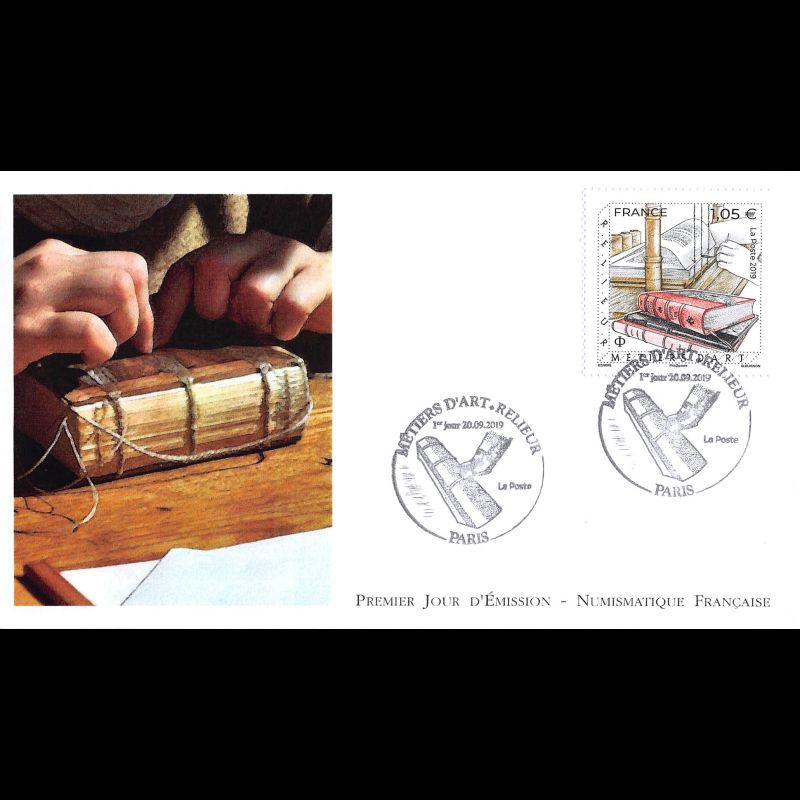 FDC LNF - Métiers d'art, relieur - 20/9/2019 Paris