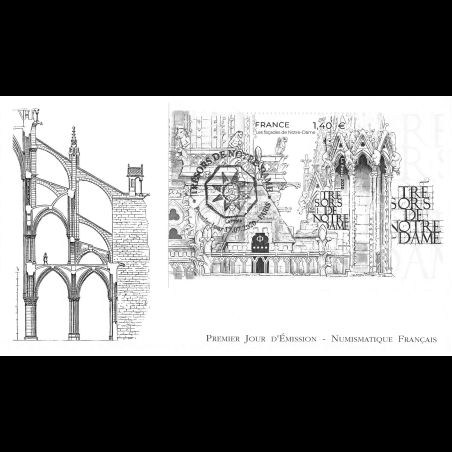 FDC LNF - Bloc trésors de Notre Dame - 17/7/2020 Paris