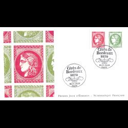 FDC LNF - Cérès de Bordeaux. Paire de carnet gommé - 6/11/2020 Paris