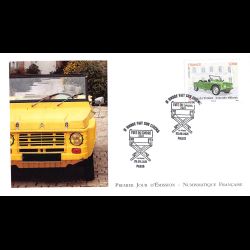 FDC LNF - Fête du timbre. Citroën Méhari - 25/9/2021 Paris