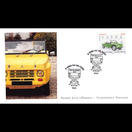 FDC LNF - Fête du timbre. Citroën Méhari - 25/9/2021 Paris