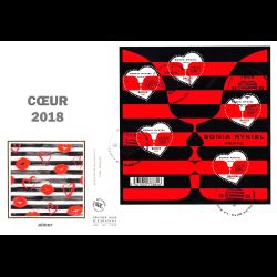 FDC GF soie - Bloc cœurs Sonia Rykiel - 12/1/2018 Paris
