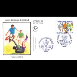 FDC soie - Coupe de France...