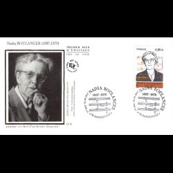 FDC soie - Nadia Boulanger...