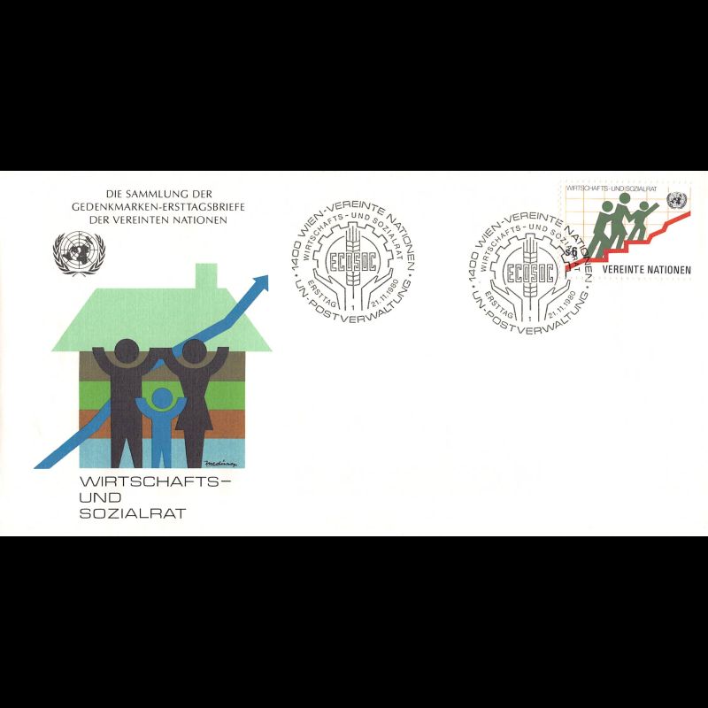 ONU Vienne - 1980 - 15 - Conseil économique et social