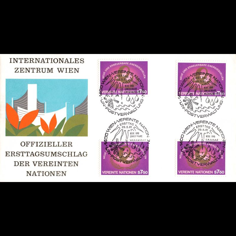 ONU Vienne - 1981 - 20 - Sources d'énergie nouvelles et renouvelables