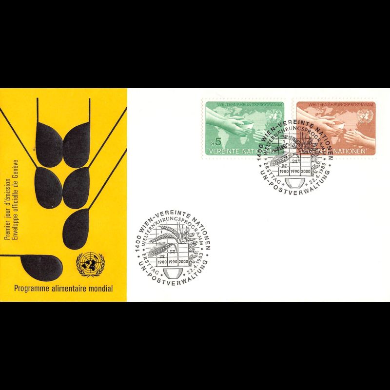 ONU Vienne - 1983 - 32 / 33 - Programme alimentaire mondial