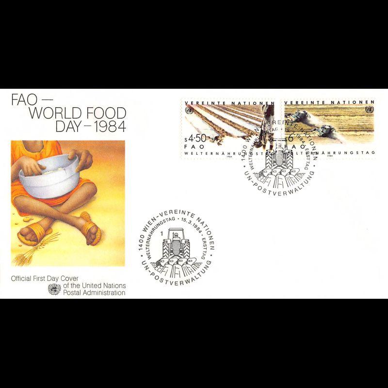 ONU Vienne - 1984 - 39 / 40 - Journée mondiale de l'alimentation