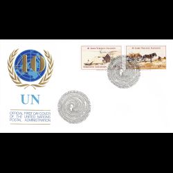 ONU Vienne - 1985 - 51 / 52 - 40e anniv de l'organisation des Nations Unies