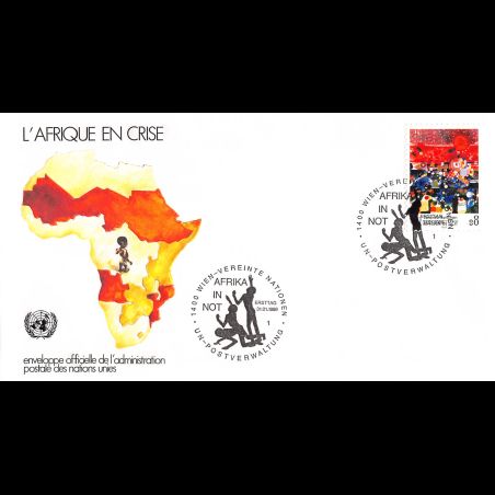ONU Vienne - 1986 - 55 - L'Afrique en crise