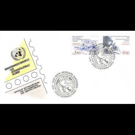 ONU Vienne - 1986 - 60 / 61 - La Philatélie, passe-temps international