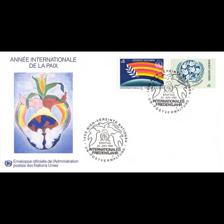 ONU Vienne - 1986 - 62 / 63 - Année internationale de la paix