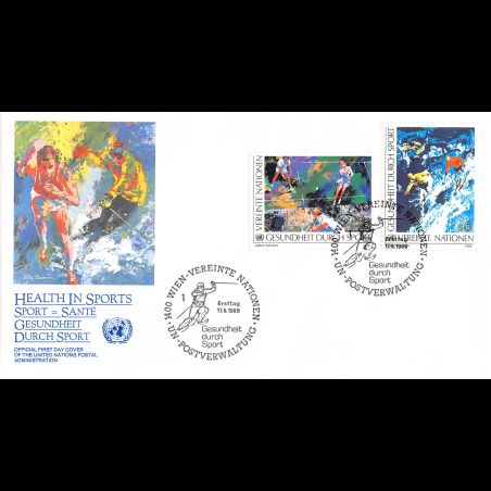 ONU Vienne - 1988 - 85 / 86 - La santé par le sport