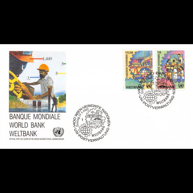 ONU Vienne - 1989 - 89 / 90 - La Banque mondiale
