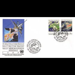 ONU Vienne - 1989 - 92 / 93 - Veille météorologique mondiale