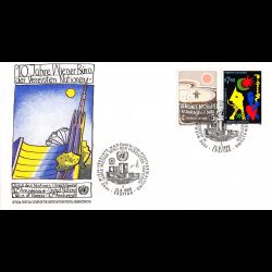 ONU Vienne - 1989 - 94 / 95 - 10e anniversaire du centre