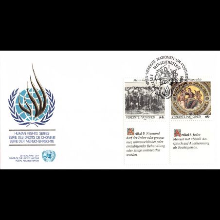 ONU Vienne - 1989 - 96 / 99 - La déclaration universelle des droits de l'homme (Allemand)