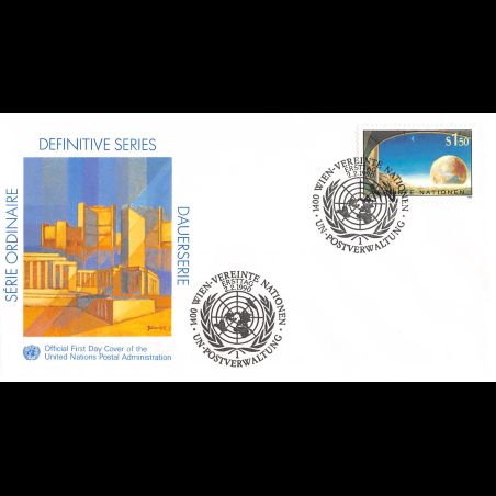 ONU Vienne - 1990 - 103 - Série courante. Œuvre de K. Regschek