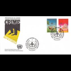 ONU Vienne - 1990 - 110 / 111 - Prévention du crime