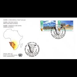 ONU Vienne - 1991 - 122 / 123 - Namibie, naissance d'une Nation