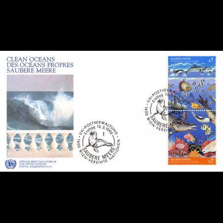 ONU Vienne - 1992 - 139 / 140 - Préservation de l'environnement marin