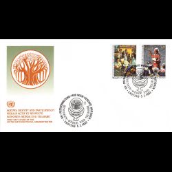 ONU Vienne - 1993 - 157 / 158 - Vieillir actif et respecté