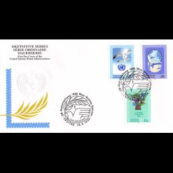 ONU Vienne - 1994 - 187 à 189 - Oiseaux, mouettes, globe et colombe